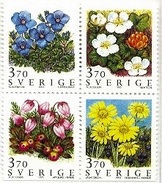 SUECIA 1995 - FLORA - FLORES -FLEURS - YVERT 1867-1870** - Ungebraucht