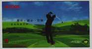Golf Player,China 2003 Shanghai Aurora Furniture Company Advert Post Card,sponsor Of Golf Tournament,Not Stationery - Golf