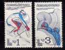 Tchécoslovaquie 1980 N°Y.T. : 2368 Et 2370 Obl. - Used Stamps