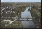 72...NOYEN SUR SARTHE VUE AERIENNE....CPSM......ECRITE..‹(•¿•)› - Altri & Non Classificati