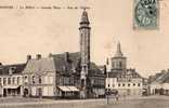 59) ORCHIES - 1905 - Le Beffroi - Grande Place - Rue De L'Eglise     Edit Maigret  Horloger - Orchies