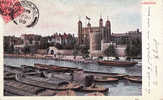 G B  LONDON   TOWER   Circulée 1909 - Tower Of London