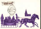 1981  Russie Carte Maximum Diligenza Diligence Mail-coach - Diligenze