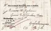 Wtb065/  WÜRTTEMBERG - Frühe Nachnahme Oberndorf 1864 - Lettres & Documents