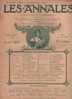 LES ANNALES 21 JUILLET 1907 - MARK TWAIN - POUBELLE - THEOBALD CHARTRAN - BRUGES - BERANGER - PUBLICITES - Informations Générales