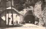 SAVOIE- Ref No 73162- Les Echelles - Panneau Grotte Des Echelles -le Tunnel -route De Chambery -restaurant  -bon Etat - Les Echelles