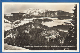 Österreich; Semmering, Heeres Kur Lazarett Im Schneeberg; 1942 - Semmering