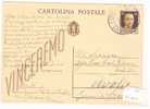 2627)intero Postale Con 30c Imperiale Da Catania A Avola Il 23-1-1945 - Marcophilie