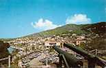 GENERAL VIEW FROM THE FORT OF CHARLOTTE AMALIE. ST.THOMAS. U.S. VIRGIN ISLANDS. - Isole Vergini Americane