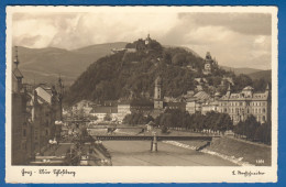 Österreich; Graz, Panorama Mit Brücke; 1939 - Graz