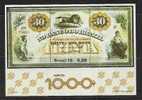 PAPER MONEY On STAMPS - BRAZIL SOUVENIR SHEET Yvert # 37 - MNH - Coins