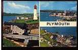 Jolie CP Angleterre Devon Plymouth Multivue - écrite - Plymouth