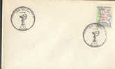 Angola 1968 Commemorative Postmark - Portuguese Language Medical Association Congress (medicine Symbol) - Otros & Sin Clasificación