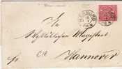 Ndp028/ NORDDEUTSCHER-POSTBEZIRK -  Harburg 1868 Nach Hannover - Lettres & Documents