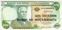 MOZAMBIQUE  1.000 ESCUDOS(1.976)  23-5-1.972  KM#119  PLANCHA/UNC/SC    DL-2581 - Mozambico