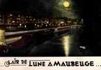 CPSM.  DENTELLEE. DATEE 1963. CLAIR DE LUNE A MAUBEUGE. - Maubeuge