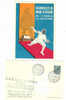 Italy-1955 Fencing Championship In Rome Souvenir Card - Fencing