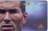 MOBICARTE 15 EUROS ZIDANE 05/02 Au 06/2003 ETAT COURANT - Mobicartes (recharges)