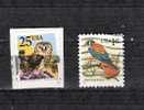 Lot Usa 62 Oiseau Chouette - Sammlungen