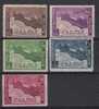 Belgie OCB 249 / 253 (*) - Unused Stamps