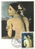 France : CM Carte Maximum Ingres La Baigneuse De Bonnat Femme Nue Art Peinture - Naakt