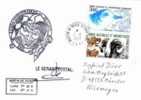 TAAF USED COVER 1998 ANTARTIC CANCELED BAR - Storia Postale