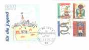 Germany - Mi-Nr 660/663  FDC (W065)- - 1971-1980