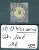 DEUTSCHES REICH   No Michel 10 Oblitéré.  ( Micro Aminci )    Cote: 120 € - Usados