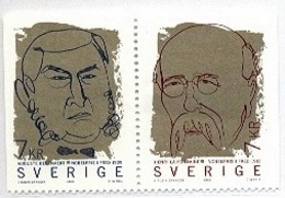 SUECIA 1999 - PREMIOS NOBEL - YVERT 2123-2124** - Nuevos