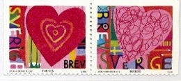 SUECIA 2000 - DIA DE SAN VALENTIN - YVERT 2141-2142** - Nuovi