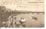 THAMES EMBANKMENT -Tamise Embarquement/ CPA Circulée 1908/écrite Sur Recto/TBE - River Thames