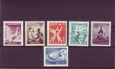 POLONIA 1955 - Yvert 827/32* - Sport Vari - Unused Stamps