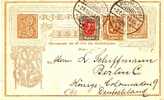 ISL034 / ISLAND -  Ganzsachenkarte P 46 F Christian IX/Frederik VIII + Marken - Postal Stationery