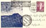 ISL036 / ISLAND -  Erstflug 1939 Auf Bildkarte Mit Geysirmarke 15 Aur (first Flight) - Storia Postale