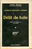 N° 390 - REED 1963 - CHASE - DELIT DE FUITE - Série Noire