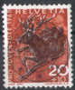 Timbre De Suisse Y&T N° 761 Obli Année 1967 SUPERBE - Animalez De Caza