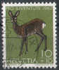 Timbre De Suisse Y&T N° 799 Obli Année 1967 SUPERBE - Animalez De Caza