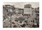 ROMA 1957 - Piazza Barberini - Viaggiata  - ANIMATA/AUTO/FILOBUS - In Buone Condizioni - DC1265. - Lugares Y Plazas