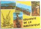 Cpsm 972 MARTINIQUE Souvenir 4 Vues - Fort De France