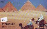 Egypte Egypt Mahlerei (66) CAMEL Télécarte Telefonkarte Painting Painture Art EGYPT Related - Ägypten Phonecard Japan. - Paysages