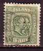 Q1031 - ISLANDE ICELAND Yv N°50 - Used Stamps