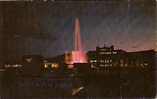 FOUNTAIN AT NIGHT.GREATER PITTSBURGH AIRPORT.PITTSBURGH PA. - Pittsburgh