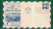USA - From JENNIES To JETS - AIR MAIL ENVELOPE REALEASED AT THE NATIONAL 1958 POSTAGE STAMP SHOW In NEW YORK - FIRST DAY - 1941-60