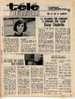 PROGRAMME TV Ancien 15/1/1967 Au 21/1/1967 .Article Sur Dany DANIELLE . - Fernsehen