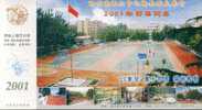 Zhengzhou Railway Middle School Ad, Basketball Stadium ,   Pre-stamped Card , Postal Stationery - Baloncesto