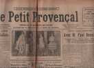 LE PETIT PROVENCAL 8FEVRIER 1926 - HOUILLE BLANCHE - MODE - HERAULT ARLES ARDECHE GARD NIMES - PUBLICITE BENJAMIN RABIER - Testi Generali