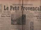 LE PETIT PROVENCAL 9 FEVRIER 1926 - TOKIO - HONGRIE - COLLET DE DEZE HERAULT VAUCLUSE ARLES ARDECHE GARD - PUBLICITES - Testi Generali