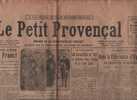 LE PETIT PROVENCAL 25 FEVRIER 1926 AVIATEUR COLLOT TOUR EIFFEL - VALENCE TOGO ALGERIE - HERAULT ARDECHE GARD - PUBLICITE - Informations Générales