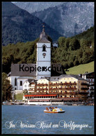 POSTKARTE HOTEL WEISSES RÖSSL WOLFGANGSEE St. Wolfgang Österreich Austria Cpa Postcard Tretboot Pedal Boat Pédalo AK - St. Wolfgang