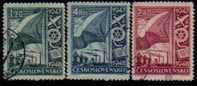 CZECHOSLOVAKIA   Scott: # 322-4   F-VF USED - Gebraucht